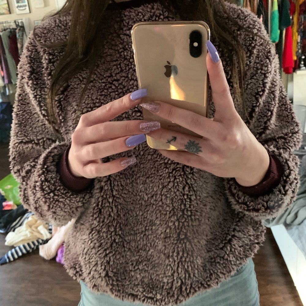Fuzzy sweater